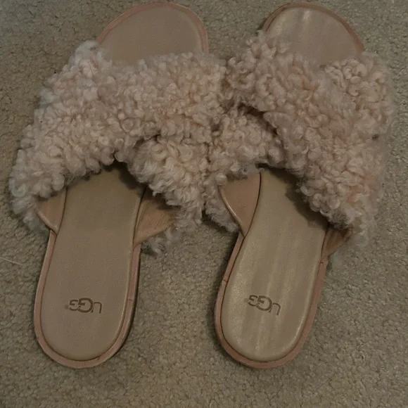 UGG Women's Cozy Cream Slippers - Picture 1 of 2